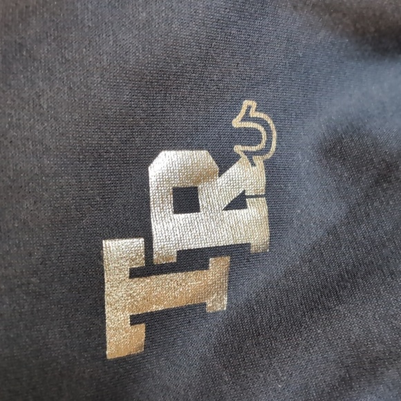 NWT True Religion Blue Large Zip Up Draw String Hoodie - Picture 7 of 9